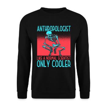 Anthropologist Anthropology Archaeological - Unisex Sweatshirt - black - Front - Alina (178cm) & Michal (187cm)