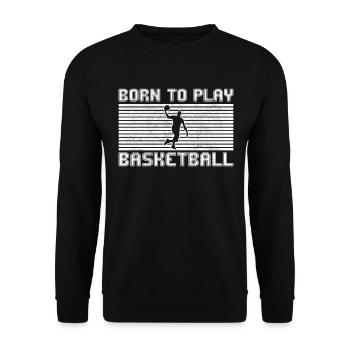 basket-ball - Sweat-shirt Unisexe - noir - Devant - Alina (178cm) & Michal (187cm)