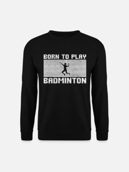badminton - Unisex Sweatshirt - black
