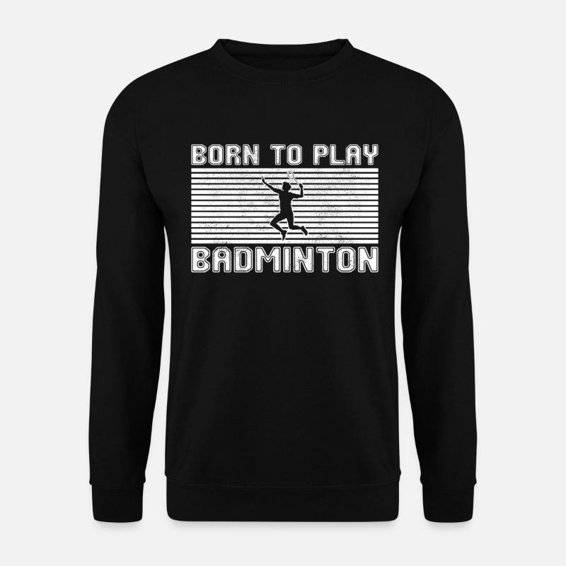 badminton - Unisex Pullover - Schwarz