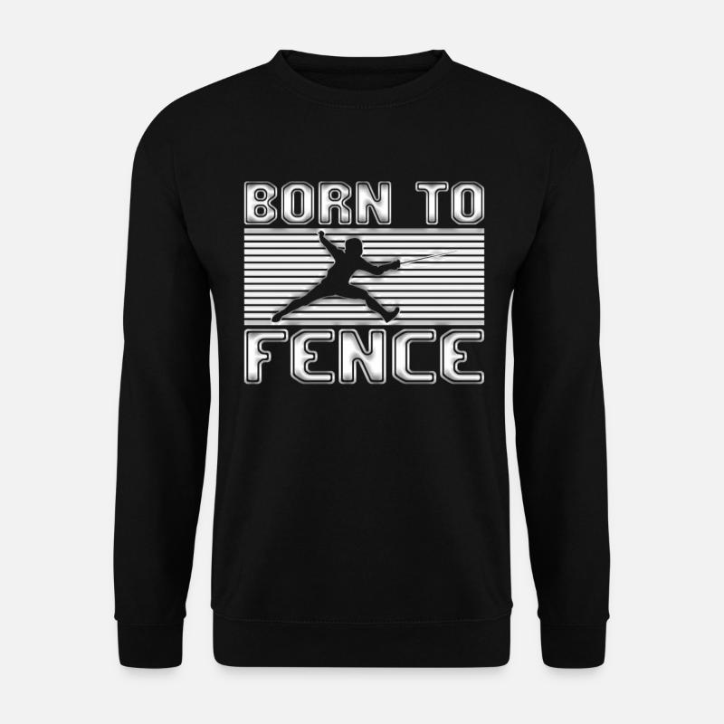 Fechten - Unisex Pullover - Schwarz