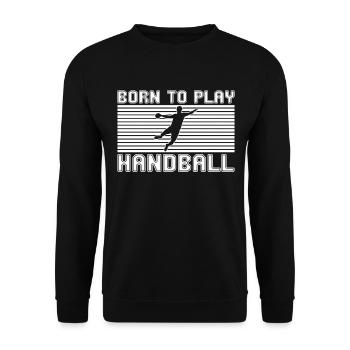 Handball - Sweat-shirt Unisexe - noir - Devant - Alina (178cm) & Michal (187cm)