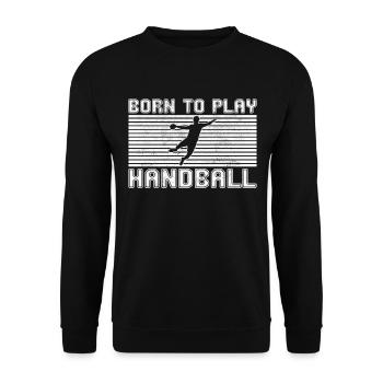 Handball - Sweat-shirt Unisexe - noir - Devant - Alina (178cm) & Michal (187cm)