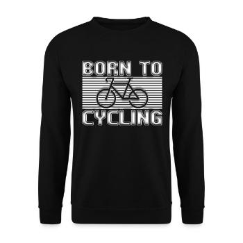 Vélo - Sweat-shirt Unisexe - noir - Devant - Alina (178cm) & Michal (187cm)