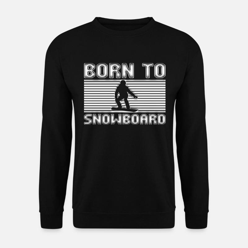 Snowboard - Unisex Pullover - Schwarz
