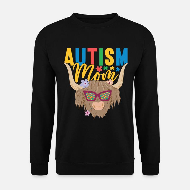 Autistic Autism Autistic - Unisex Sweatshirt - black