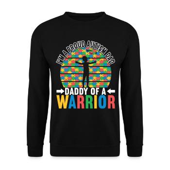 Autistic Autism Autistic - Unisex Sweatshirt - black - Front - Alina (178cm) & Michal (187cm)