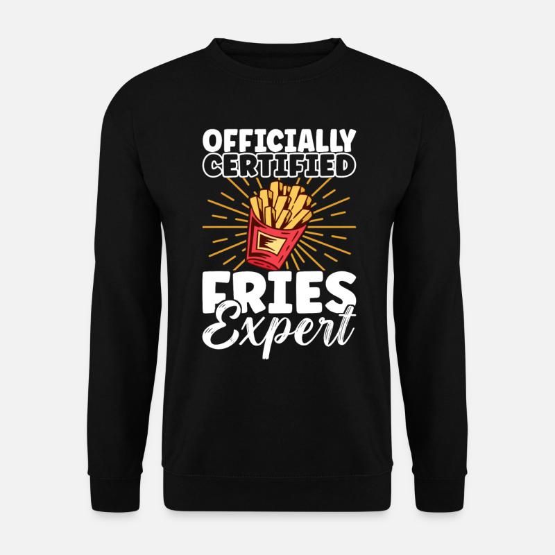 Hamburgers de restauration rapide - Sweat-shirt Unisexe - noir
