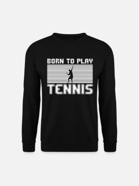 tennis - Unisex Pullover - Schwarz