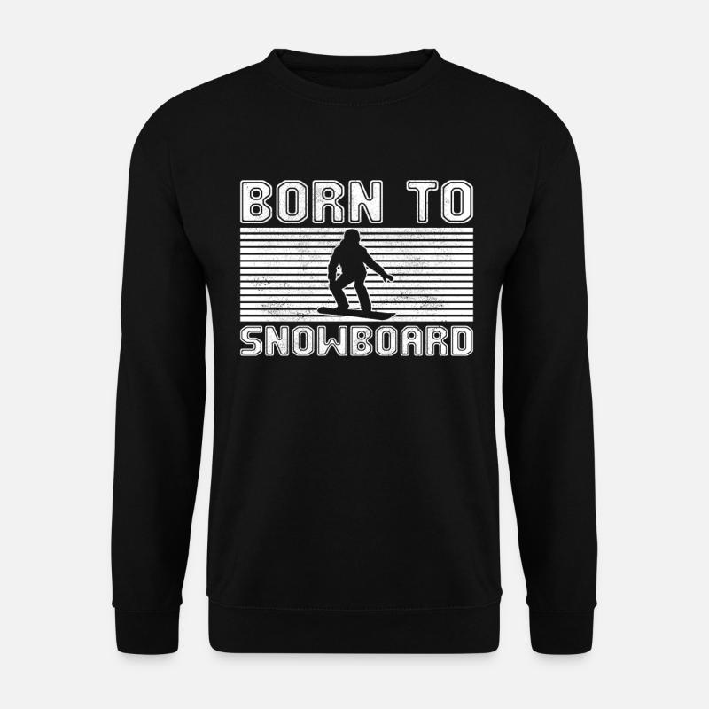 Snowboard - Sweat-shirt Unisexe - noir
