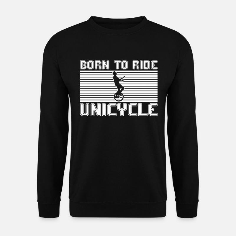 Einrad fahren - Unisex Pullover - Schwarz
