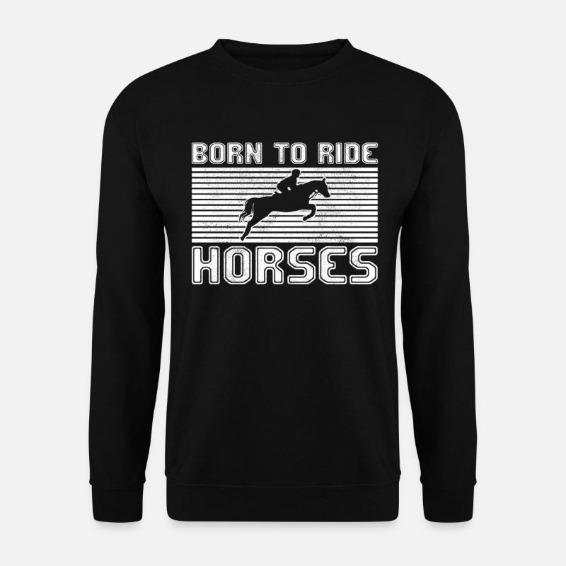 Horse riding - Unisex Sweatshirt - black