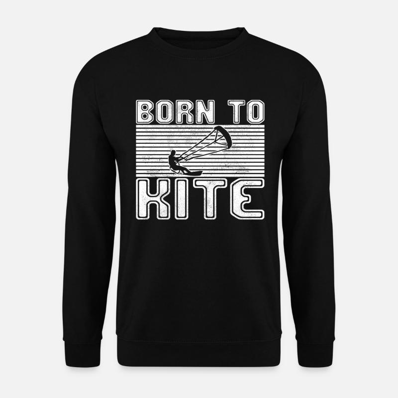 kite surfing - Unisex Pullover - Schwarz