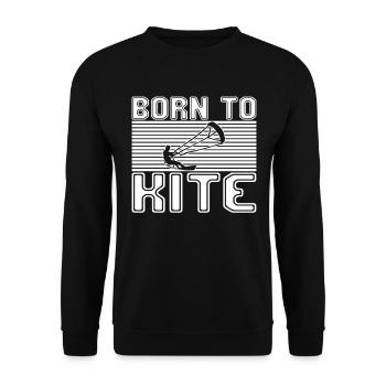 Kite Surfing - Unisex Pullover - Schwarz - Vorne - Alina (178cm) & Michal (187cm)