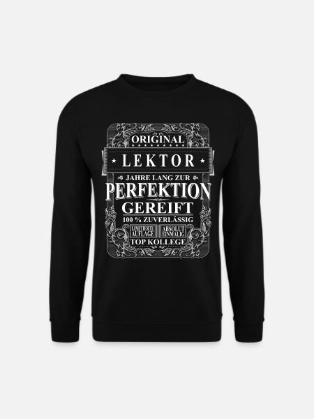 Original Lektor Kollegen Geschenk Vintage - Unisex Pullover - Schwarz