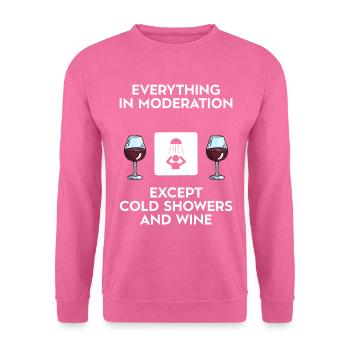 Ice bath - Unisex Sweatshirt - pink - Front