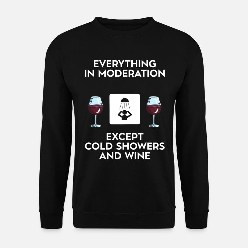 Ice bath - Unisex Pullover - Schwarz