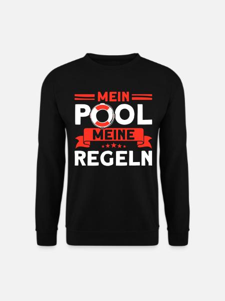 Bademeister Schwimmbad Lifeguard Rettungsschwimmer - Unisex Pullover - Schwarz