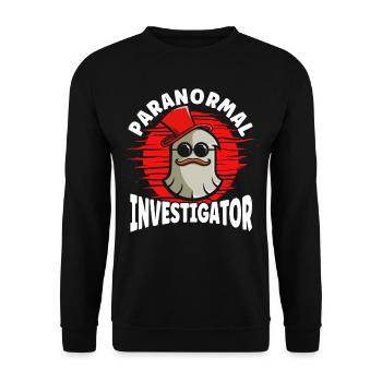 Geisterjäger Geister Paranormale Untersuchung - Unisex Pullover - Schwarz - Vorne - Alina (178cm) & Michal (187cm)