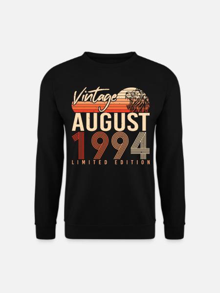 Né en août 1994 - Sweat-shirt Unisexe - noir