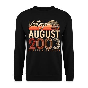 Legend August 2003 - Unisex Sweatshirt - black - Front - Alina (178cm) & Michal (187cm)
