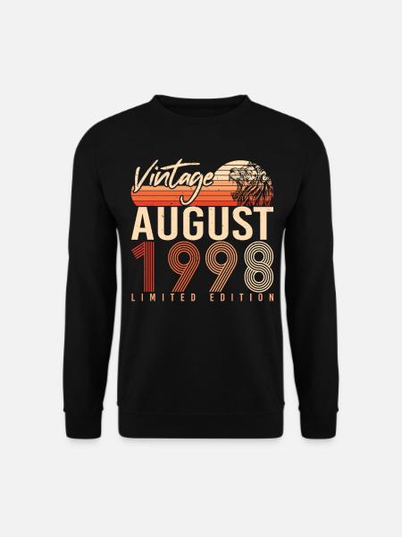 Month of birth August 1998 - Unisex Sweatshirt - black