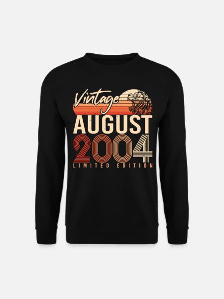 2004 Im August Endlich 18 - Unisex Pullover - Schwarz