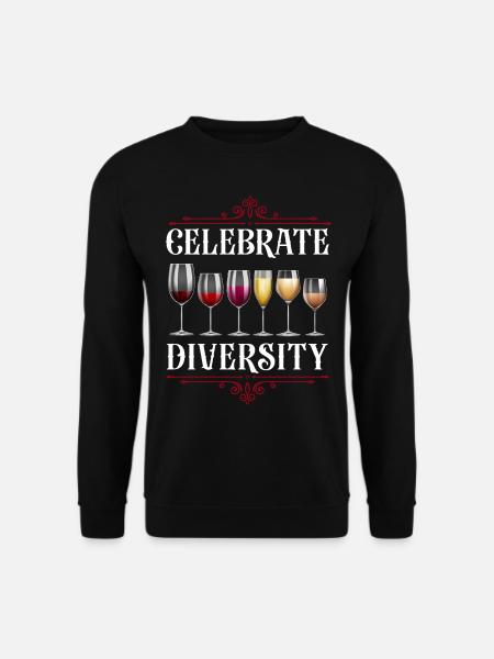 Sommelier Wine Drinking Tasting - Unisex Sweatshirt - black