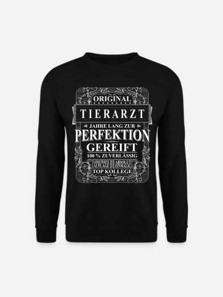 Original Tierarzt Kollegen Geschenk Vintage - Unisex Pullover - Schwarz