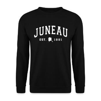 Alaska Gift USA Nature Bear Denali Grizzly Forest - Sweat-shirt Unisexe - noir - Devant - Alina (178cm) & Michal (187cm)