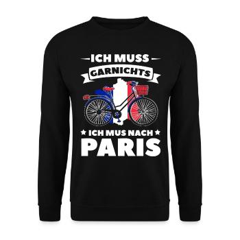 France - Sweat-shirt Unisexe - noir - Devant - Alina (178cm) & Michal (187cm)