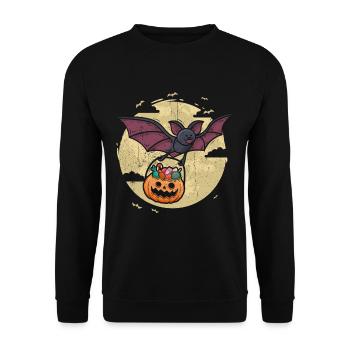 Halloween Gift Killer Skeleton Killer Horreur - Sweat-shirt Unisexe - noir - Devant - Alina (178cm) & Michal (187cm)