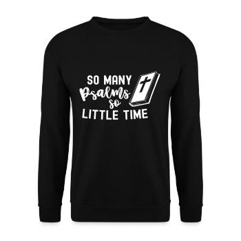 Christianity God Jesus Gift Church Religion - Unisex Sweatshirt - black - Front - Alina (178cm) & Michal (187cm)
