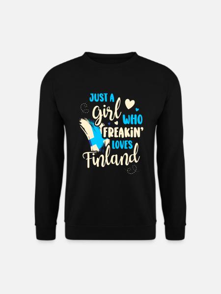 Finlande - Sweat-shirt Unisexe - noir