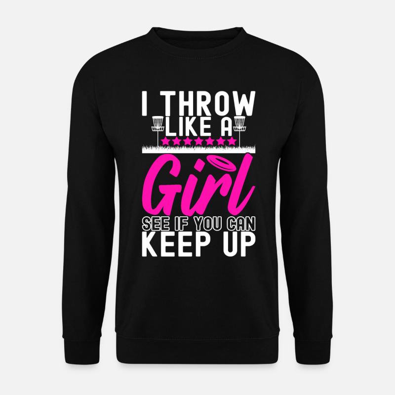 Disc Golf Disc Golfeur - Sweat-shirt Unisexe - noir