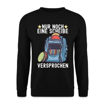 Disc Golf Disc Golfer - Unisex Pullover - Schwarz - Vorne - Alina (178cm) & Michal (187cm)