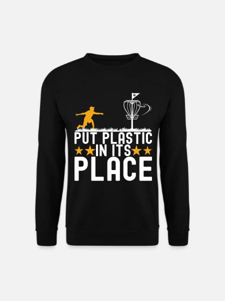Disc Golf Disc Golfer - Unisex Sweatshirt - black