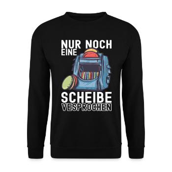 Disc Golf Disc Golfer - Unisex Pullover - Schwarz - Vorne - Alina (178cm) & Michal (187cm)
