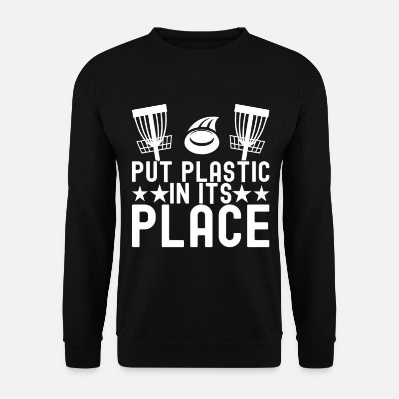 Disc Golf Disc Golfer - Unisex Pullover - Schwarz