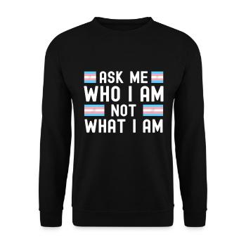 Transgenre - Sweat-shirt Unisexe - noir - Devant - Alina (178cm) & Michal (187cm)
