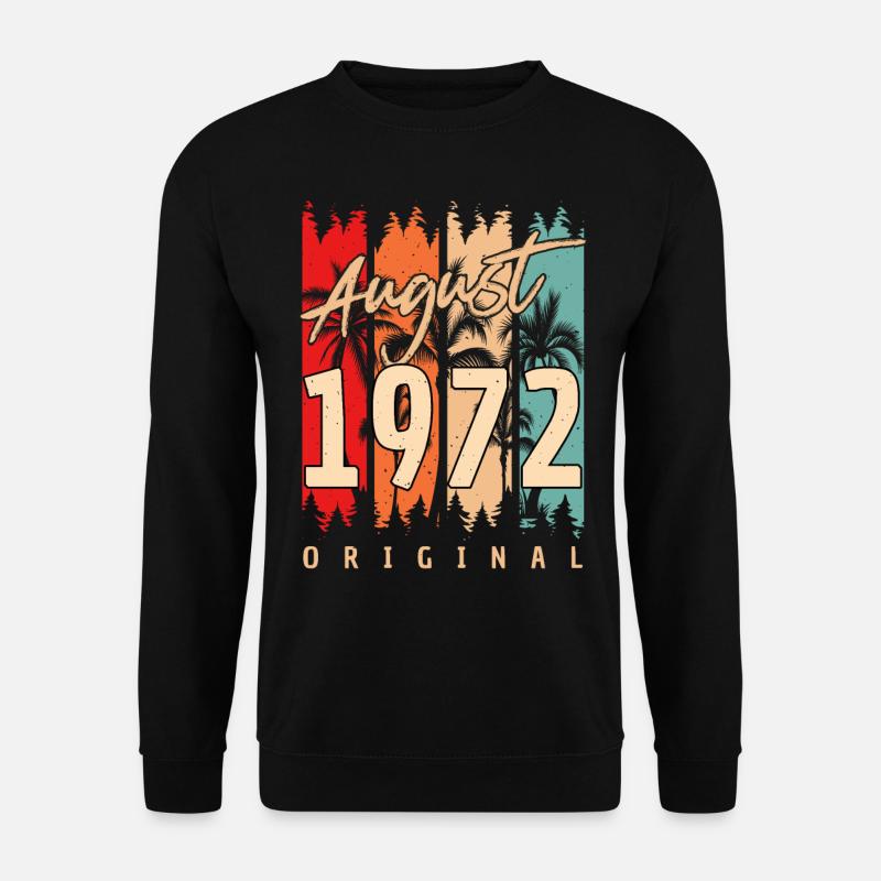 50th anniversary August 1972 - Unisex Sweatshirt - black