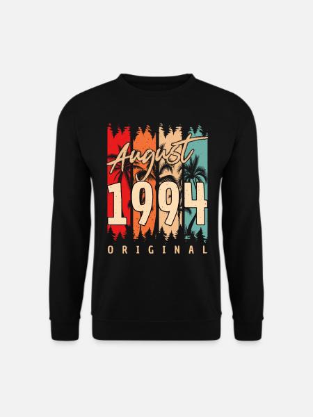Né en août 1994 - Sweat-shirt Unisexe - noir