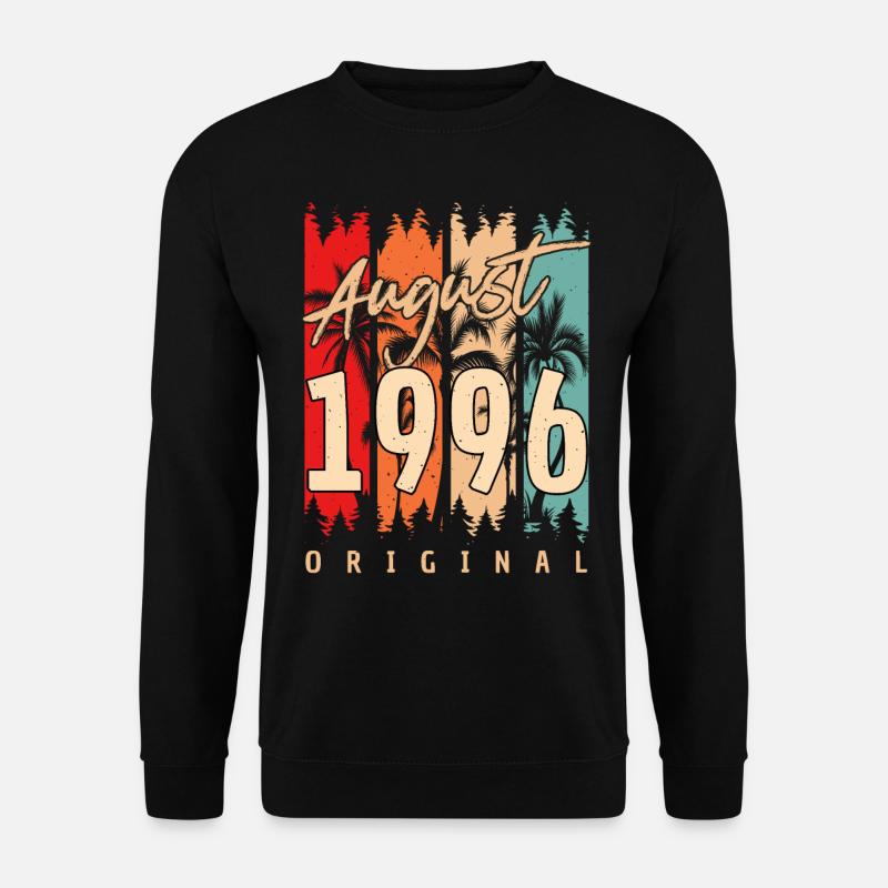 Geboren Im August 1996 - Unisex Pullover - Schwarz