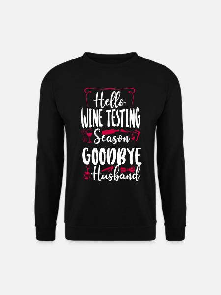 Sommelier Wine Drinking Tasting - Unisex Sweatshirt - black