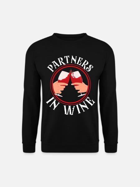 Sommelier Wine Drinking Tasting - Unisex Sweatshirt - black