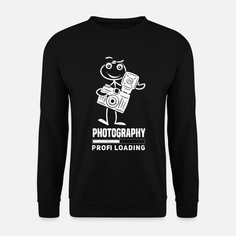 Fotografie Profi Loading Lustiger - Unisex Pullover - Schwarz