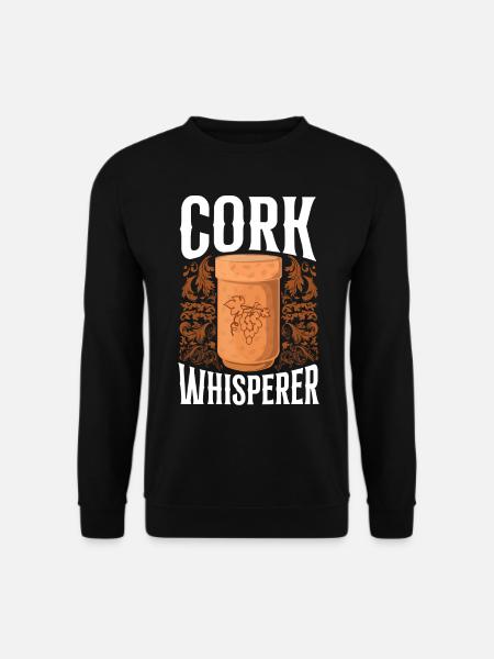 Sommelier Wine Drinking Tasting - Unisex Pullover - Schwarz