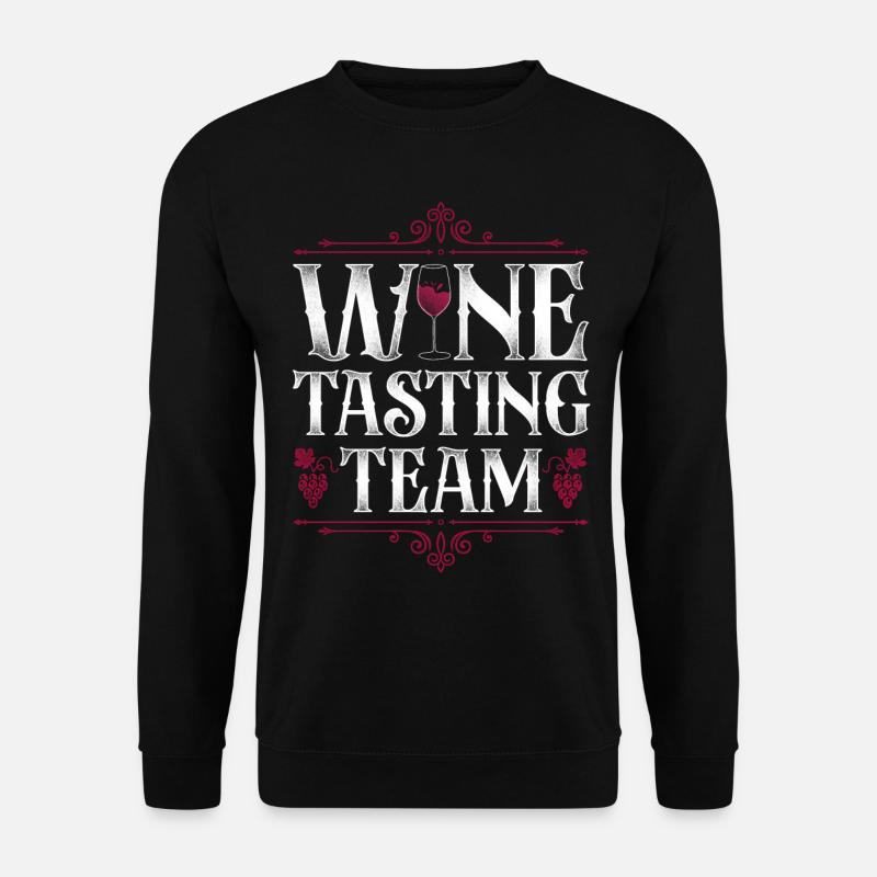 Sommelier Wine Drinking Tasting - Unisex Sweatshirt - black
