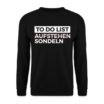 Sondeln Ausflug Sondengänger Geschenkidee - Unisex Pullover - Schwarz - Vorne - Alina (178cm) & Michal (187cm)