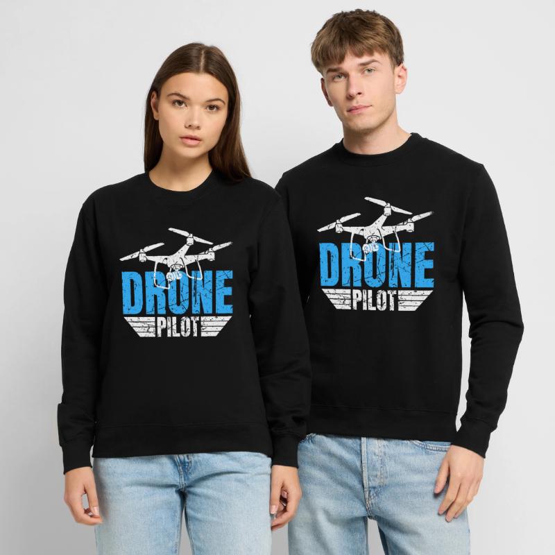 Drone Drone Pilot Drone Operator Quadcopter Unisex Sweatshirt